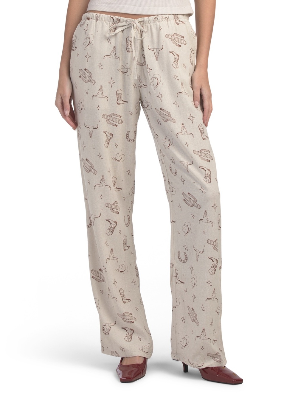 Cali1850 Linen Blend Pants Size Large